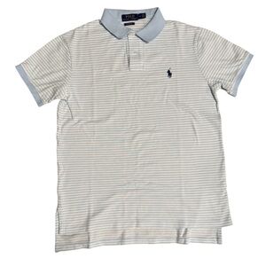 Polo by Ralph Lauren Men's Blue Striped Shirt